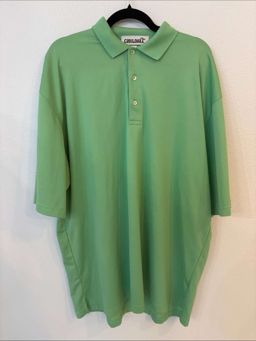 Cariloha Men's Polo in Mint Green